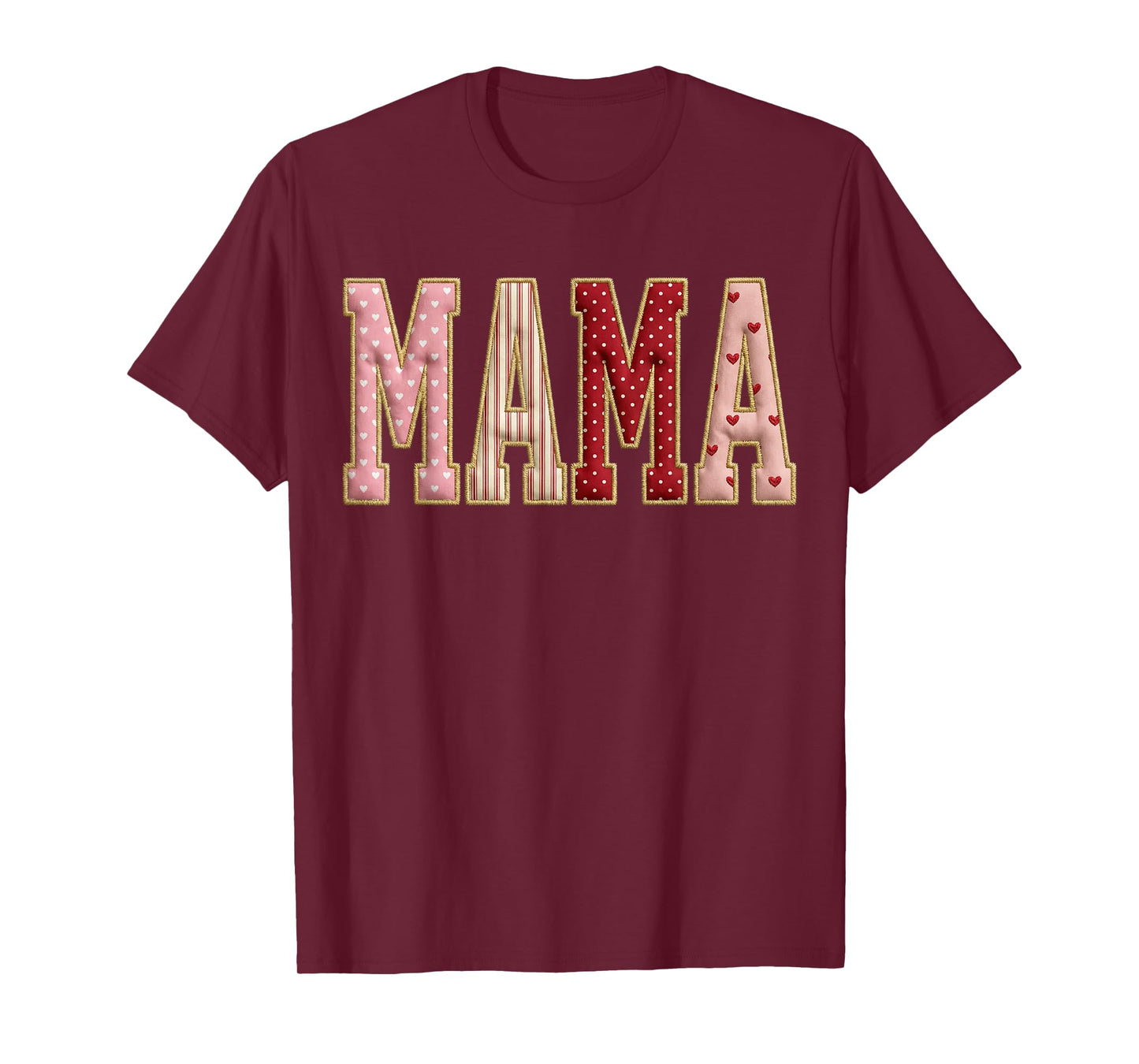 Gifts Love Mother Hearts Mama Valentine Mom Valentines T-Shirt