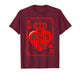 Jesus is King Christian Valentine K Heart Card God Faith T-Shirt