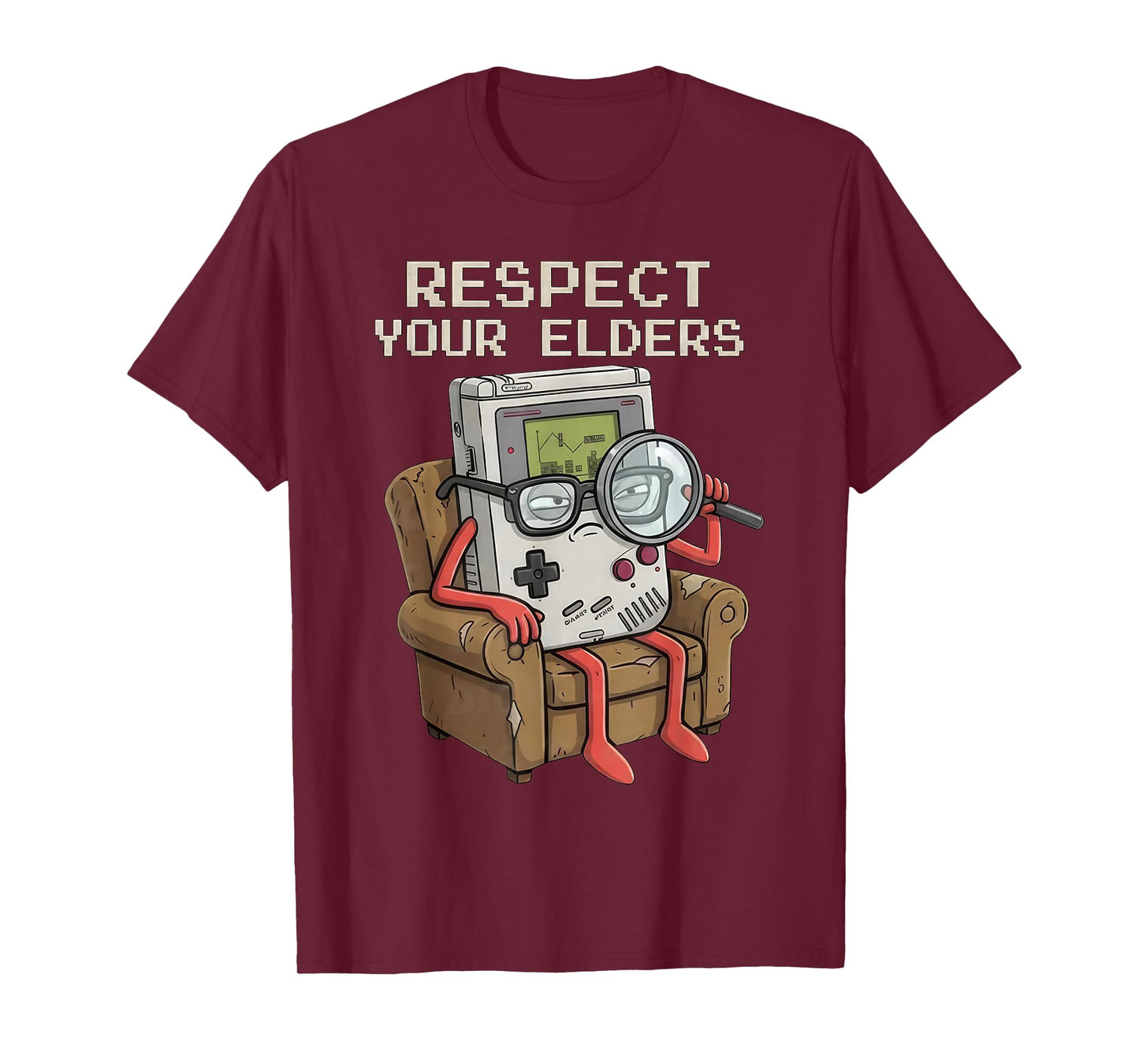 Respect Your Elders Gaming Control Retro Funny Gamer T-Shirt