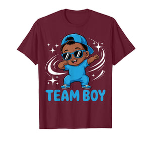 Team Boy Baby Announcement Gender Reveal Family Party T-Shirt