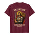 Salvation Christian Warrior Jesus Romans 8:31 Bible Verse T-Shirt