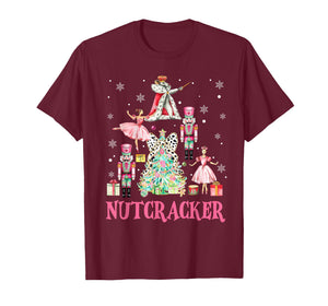 Christmas Nutcracker Ballet Lover King Team Mouse Xmas Tree T-Shirt