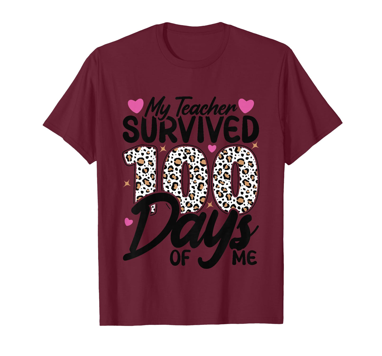 My Teacher Survived 100 Days of Me 100th Day of School Boys T-Shirt