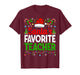 Santa's Favorite Teachers Christmas Funny Christmas Teacher T-Shirt