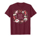Funny Xmas Tis The Season to Be Reading Books Pajamas T-Shirt