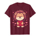 Lion Lover Heart Girls Valentine’s Day Women Lion T-Shirt