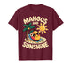 Mango Design for Men Women Vegan Mango Lover Mango Fruit T-Shirt