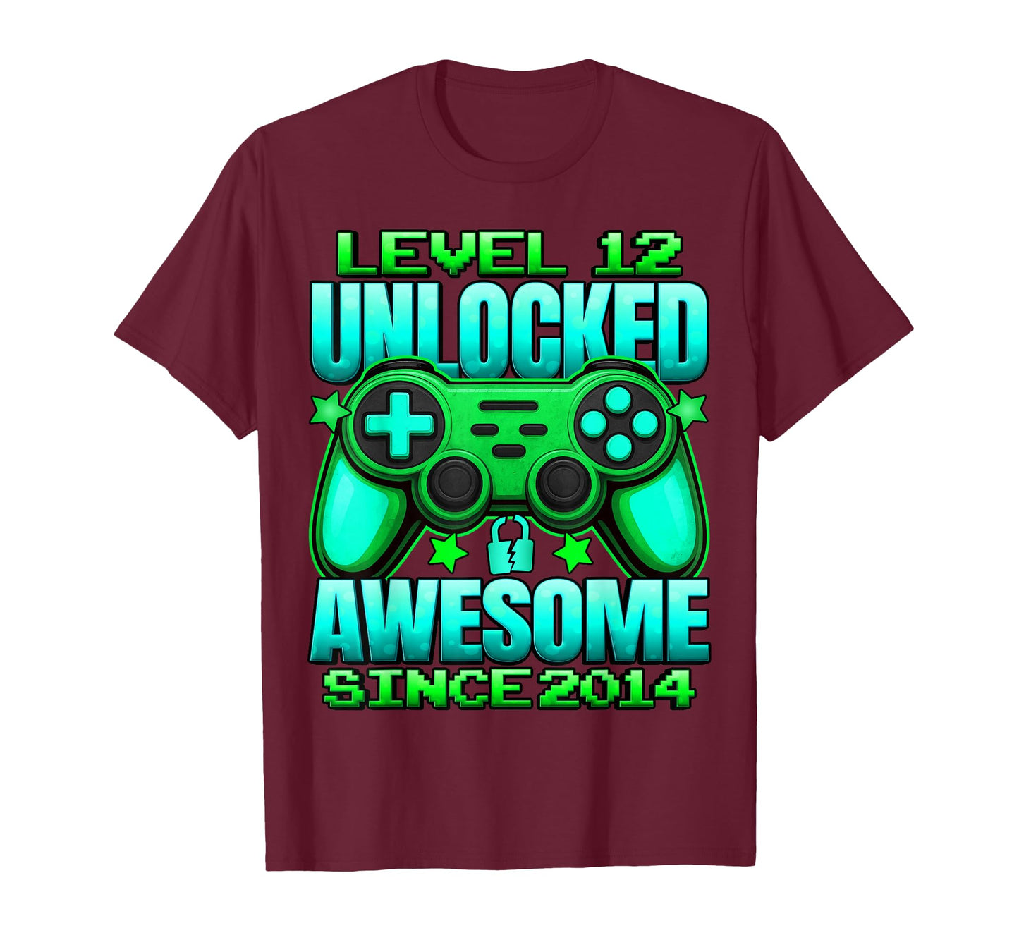 Level 12 Unlocked 12 Year Old Gifts Boys 12th Birthday Boy T-Shirt