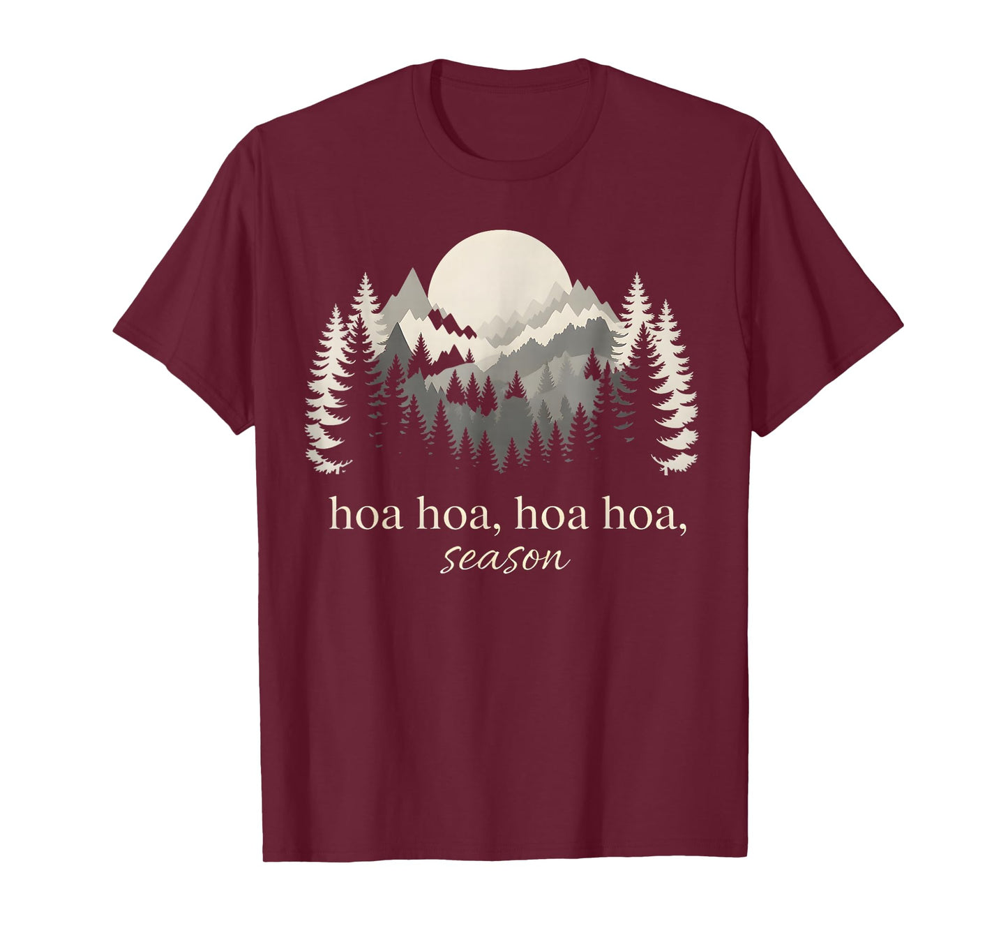 Twilight Lover Pine Forest HOA Cozy Season T-Shirt
