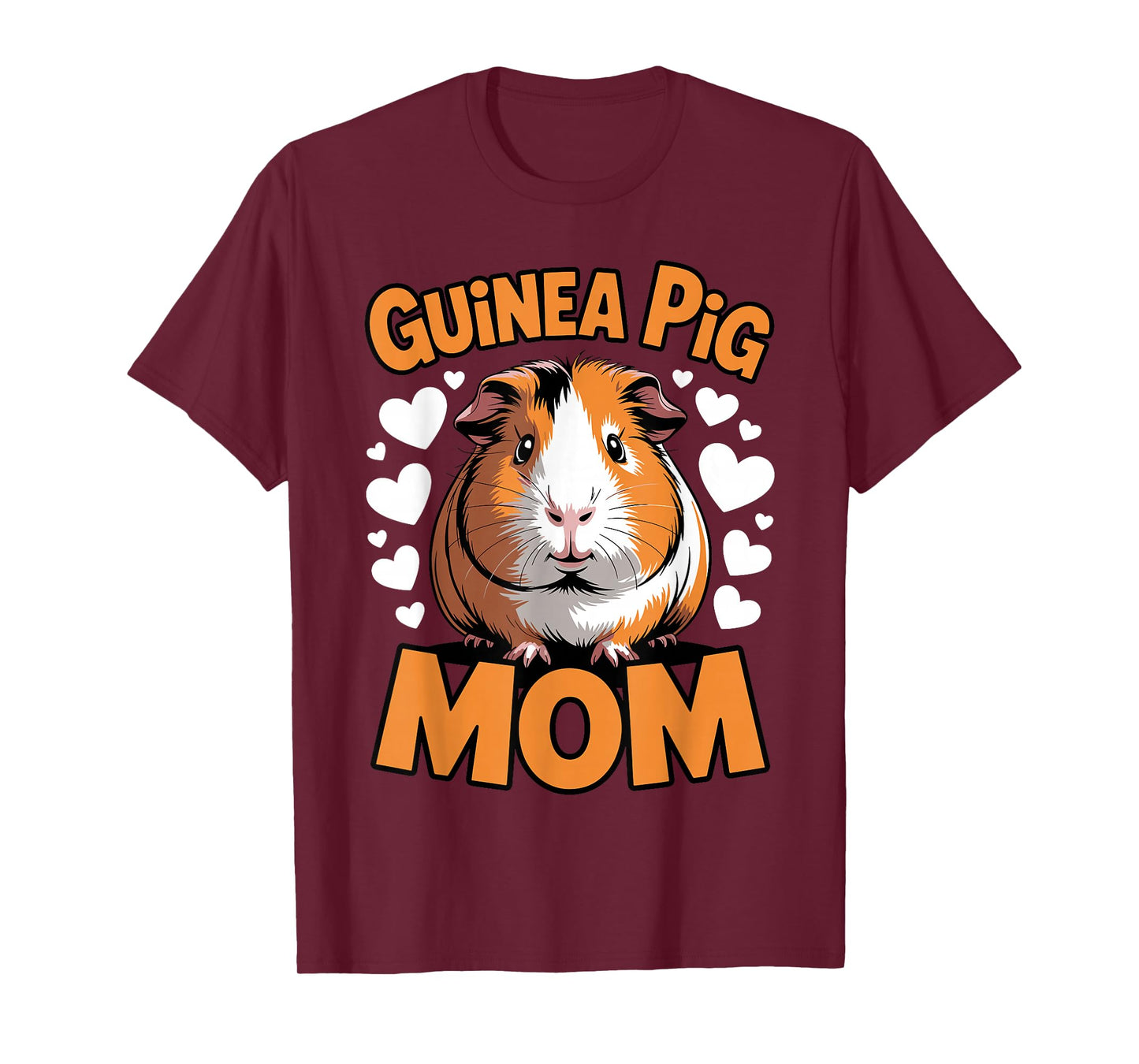 Funny Guinea Pig Costume for Women Girls Guinea Pig Lover T-Shirt