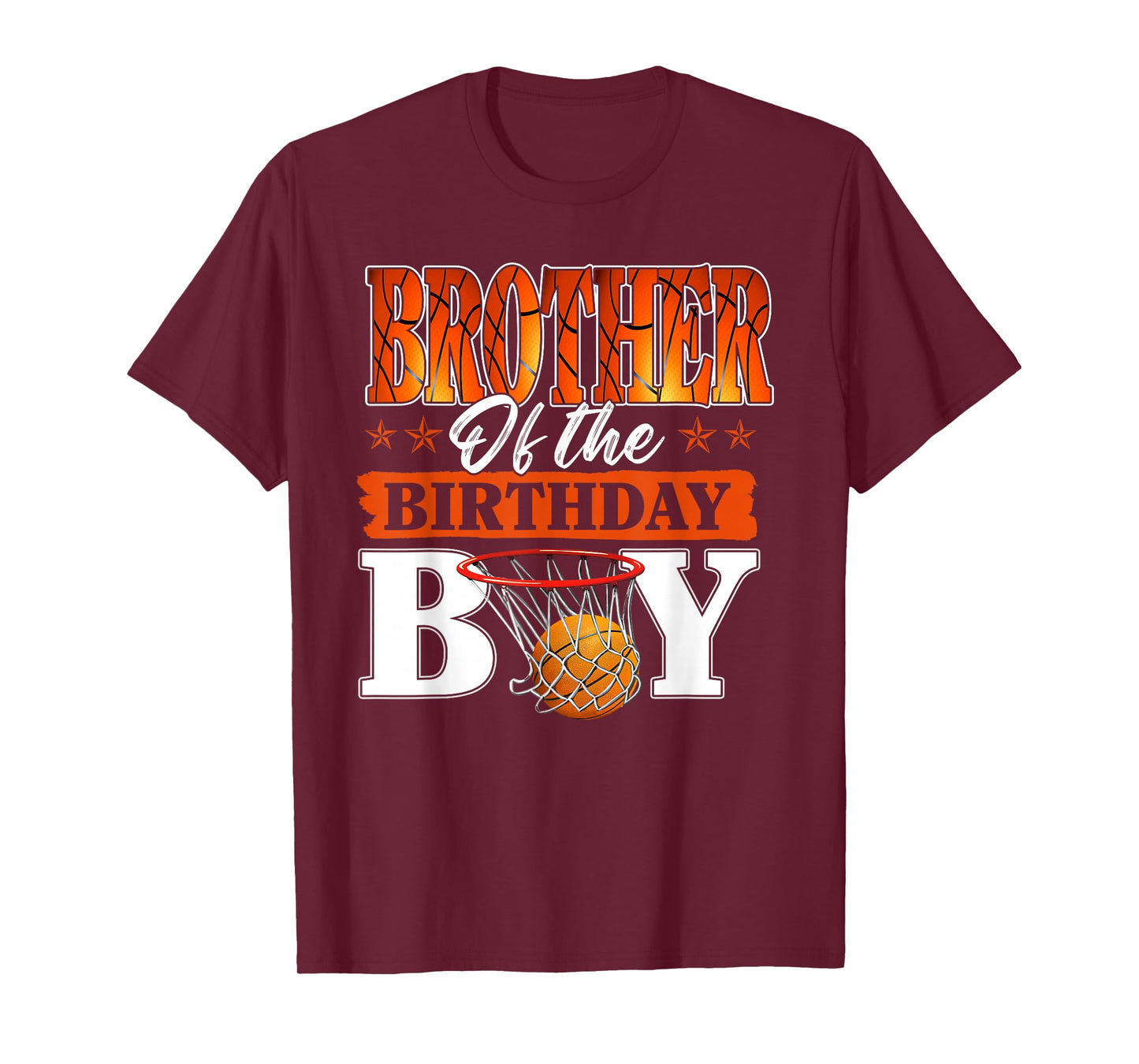 Basketball Brother of The Birthday Boy Family Matching T-Shirt