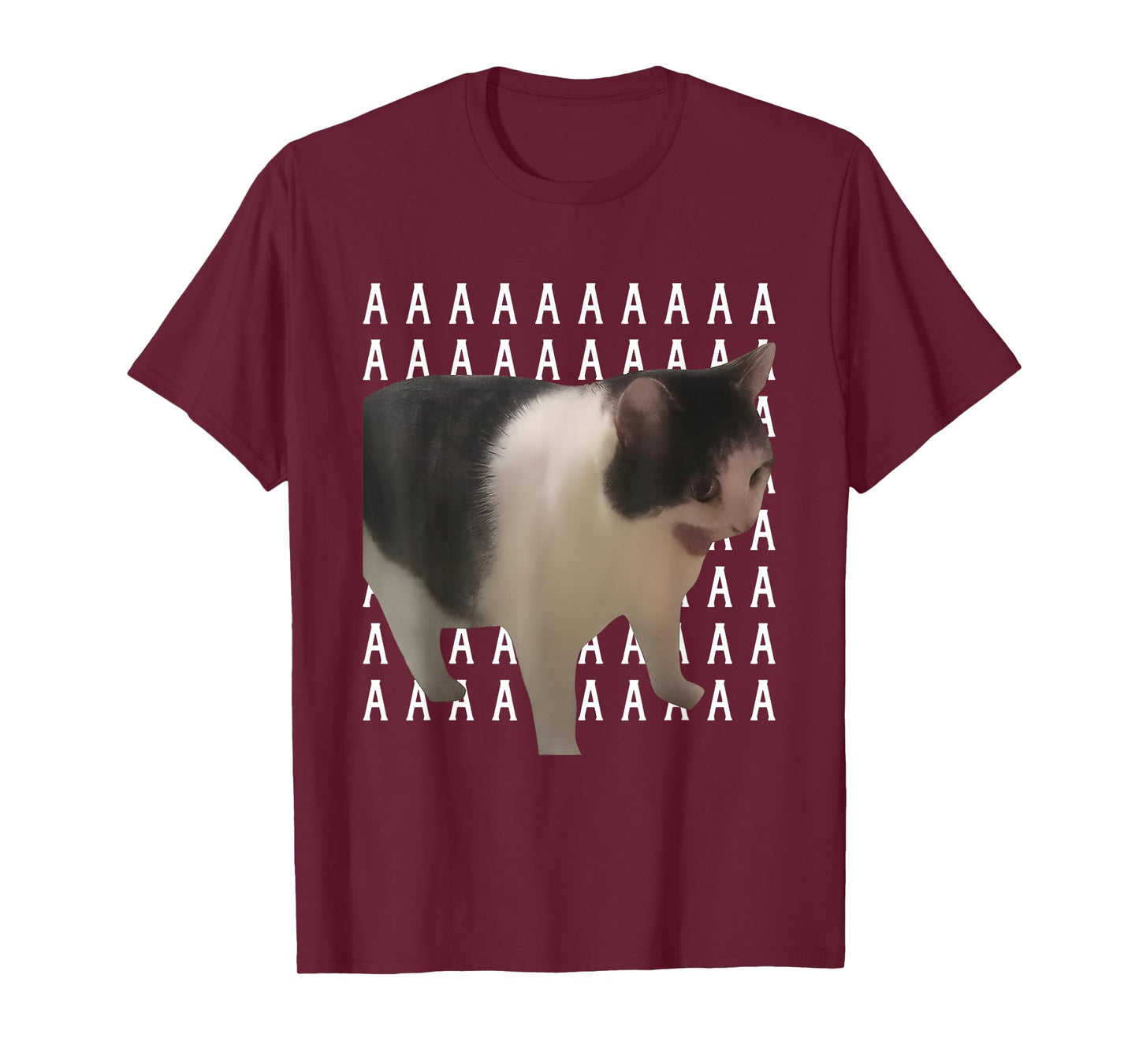 Screaming Cat Meme Funny Internet Meme Silly Cat Cute Kitten T-Shirt