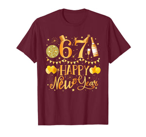 Six Seven 6 7 Meme Funny Happy New Year 67 2026 T-Shirt