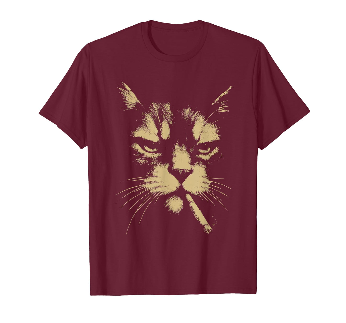 Funny Smoking Cat, Cigarette Kitty Gen Z Meme, Cat Lover T-Shirt