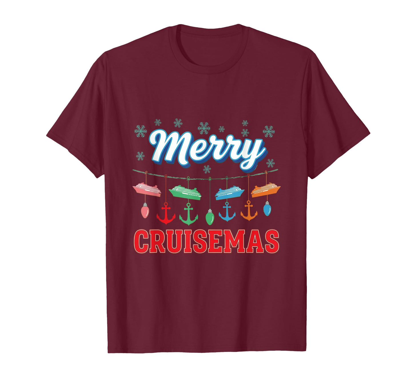Merry Cruisemas Family Christmas Cruise 2025 Ship Cruisin T-Shirt