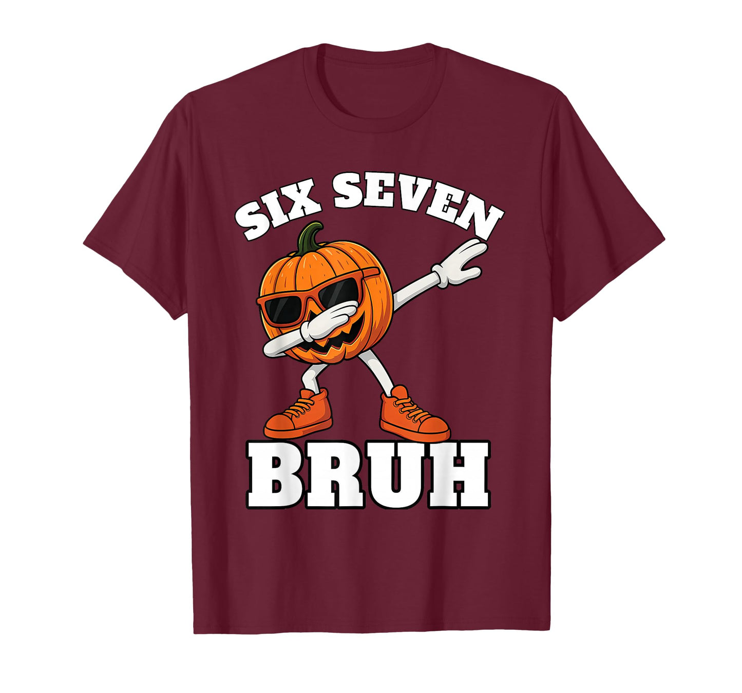 67 Halloween Funny Six Seven Bruh Meme Brainrot Pumpkin Kids T-Shirt