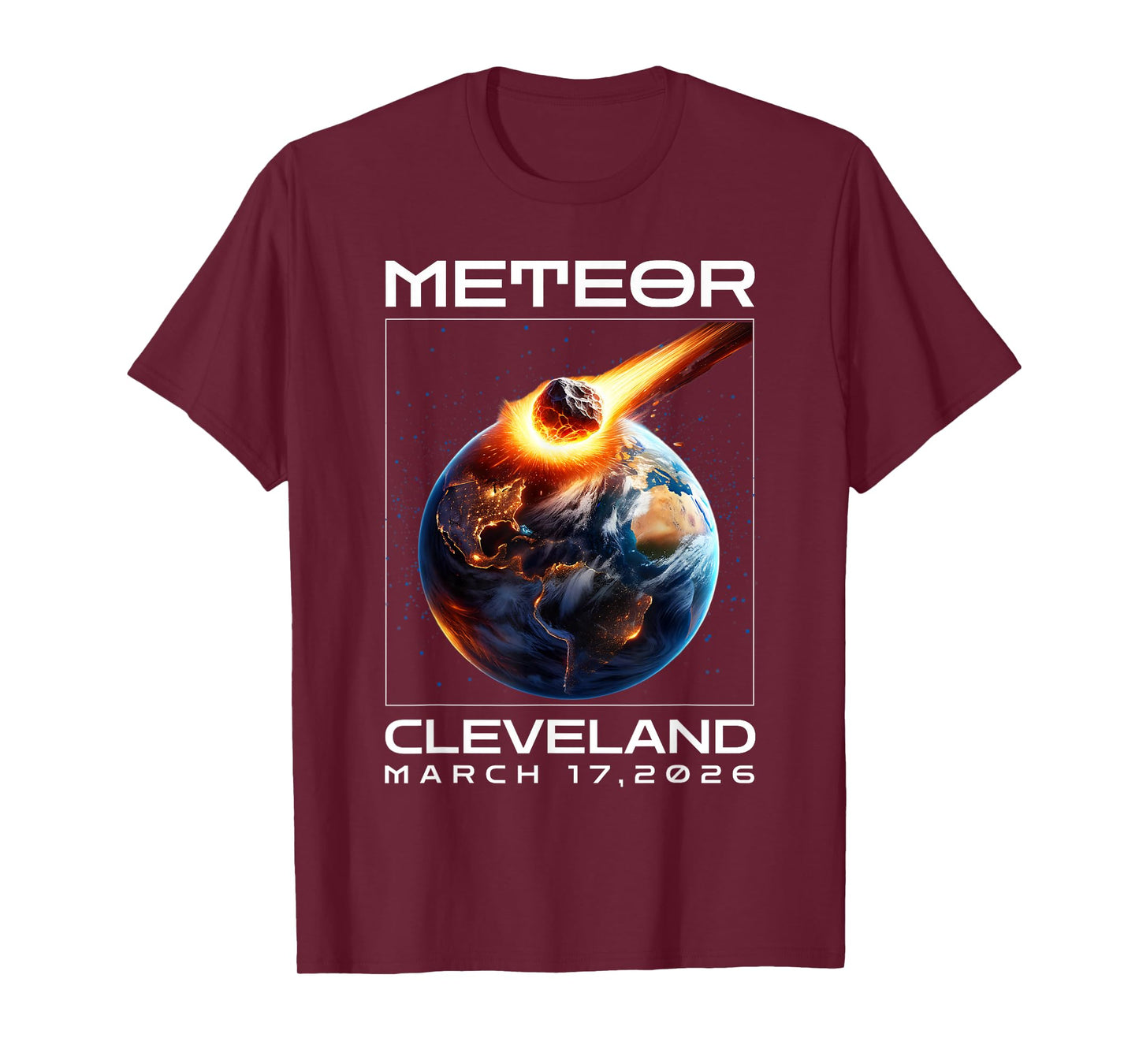 Cleveland, March 17, 2026 for Meteor Lovers Astronomical T-Shirt