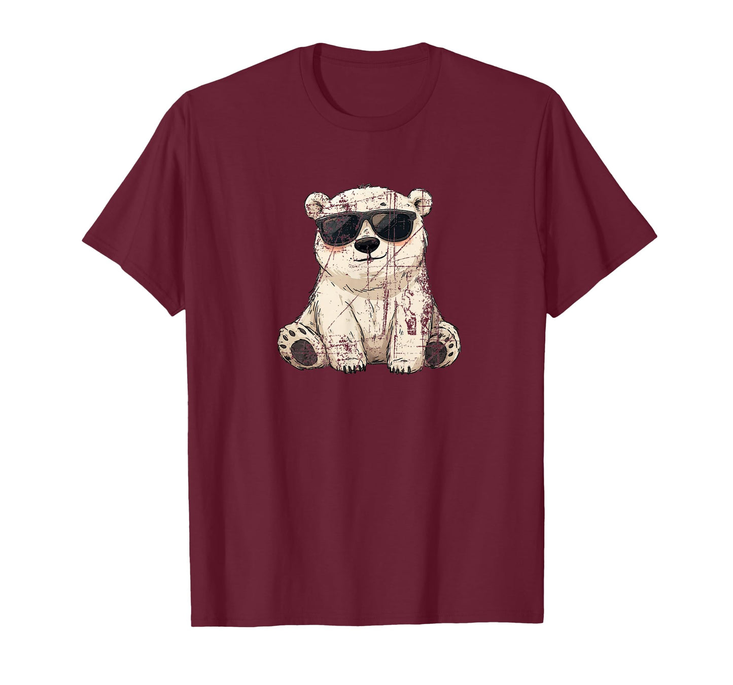 Polar Bear Cool Panda Sunglasses T-Shirt