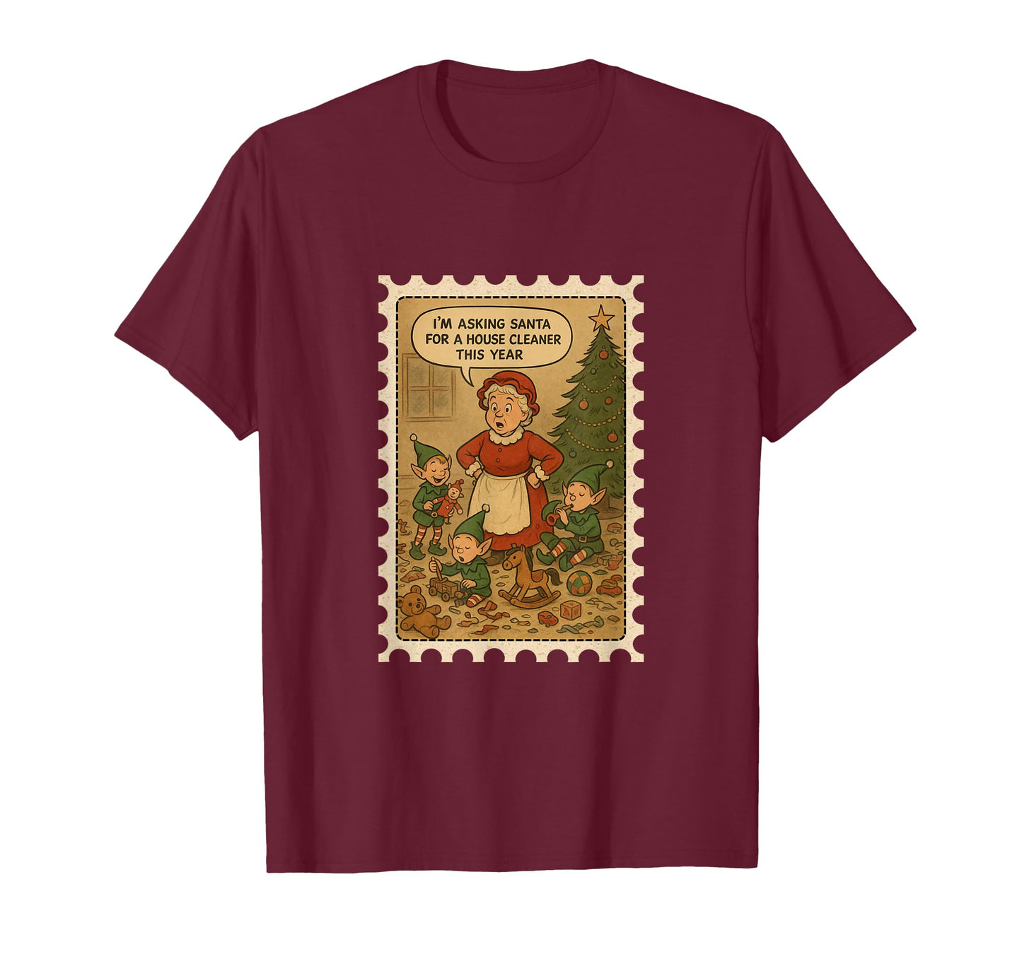 Messy Elves Christmas T-Shirt