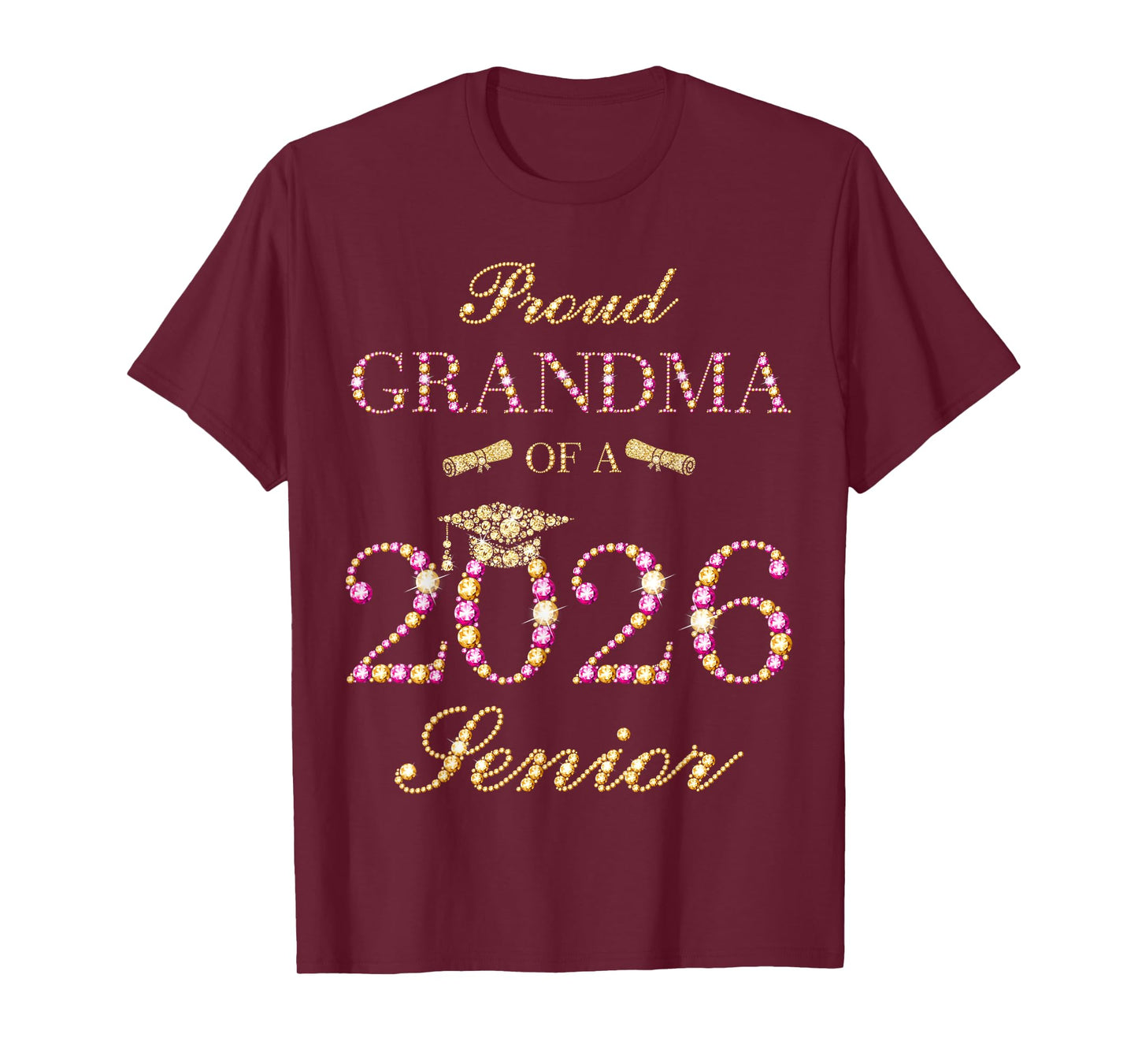 Proud Grandma of A 2026 Senior Graduate Graduation T-Shirt
