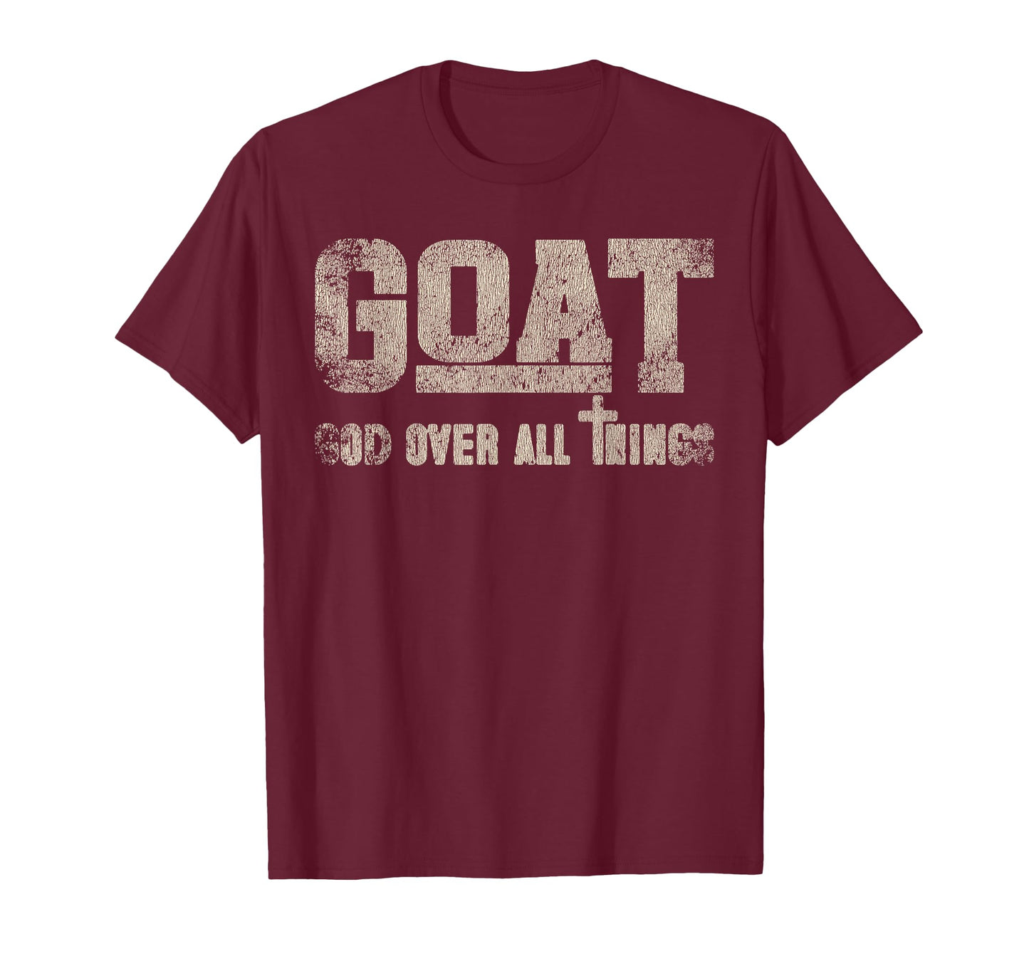 Vintage Retro Style God Over All Things T-Shirt