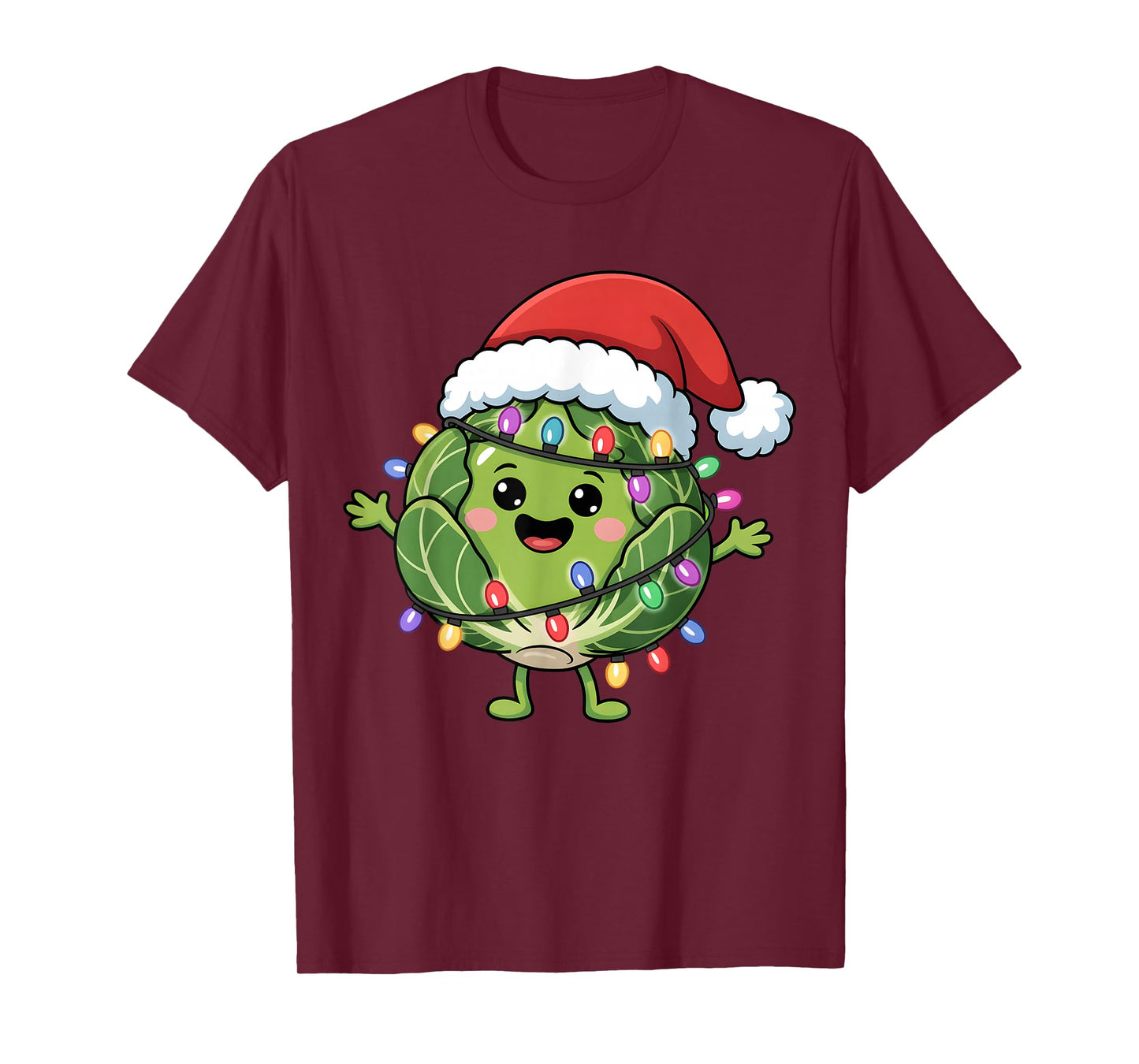 Brussels Sprouts Christmas Sprout Lover Kids Toddler Youth T-Shirt