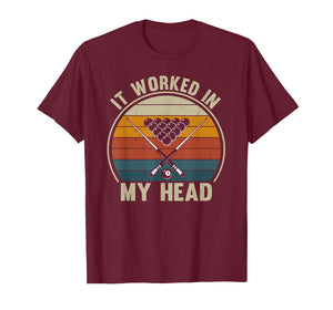 Funny Billiard Lover, Billiards Player Vintage Snooker T-Shirt