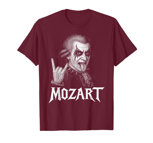 Classical Composer Mozart Music Death Metal Corpse Paint T-Shirt
