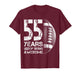 55th Birthday American Football 55 Years Old Man Woman T-Shirt