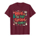 Coquette Nurse Christmas Born to Yap Forced to Chart Xmas T-Shirt