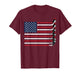 Hockey Stick USA Flag Hockey Player T-Shirt