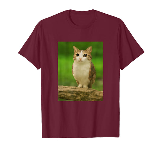 Meowl Cat Owl Funny Internet Trendy Meme Pet Gen Alpha T-Shirt