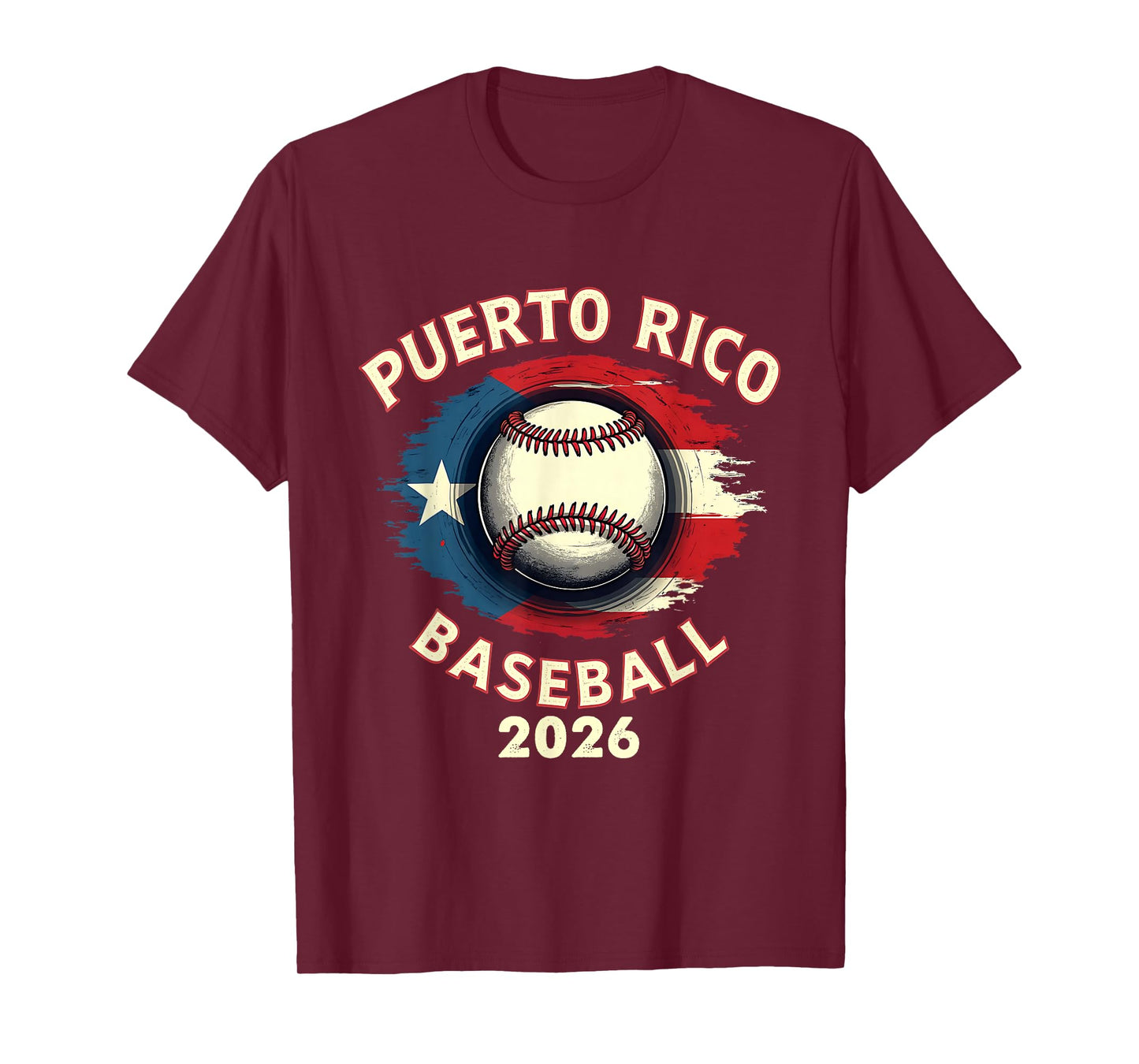 Baseball 2026 Puerto Rico Island Pride Sports Theme T-Shirt