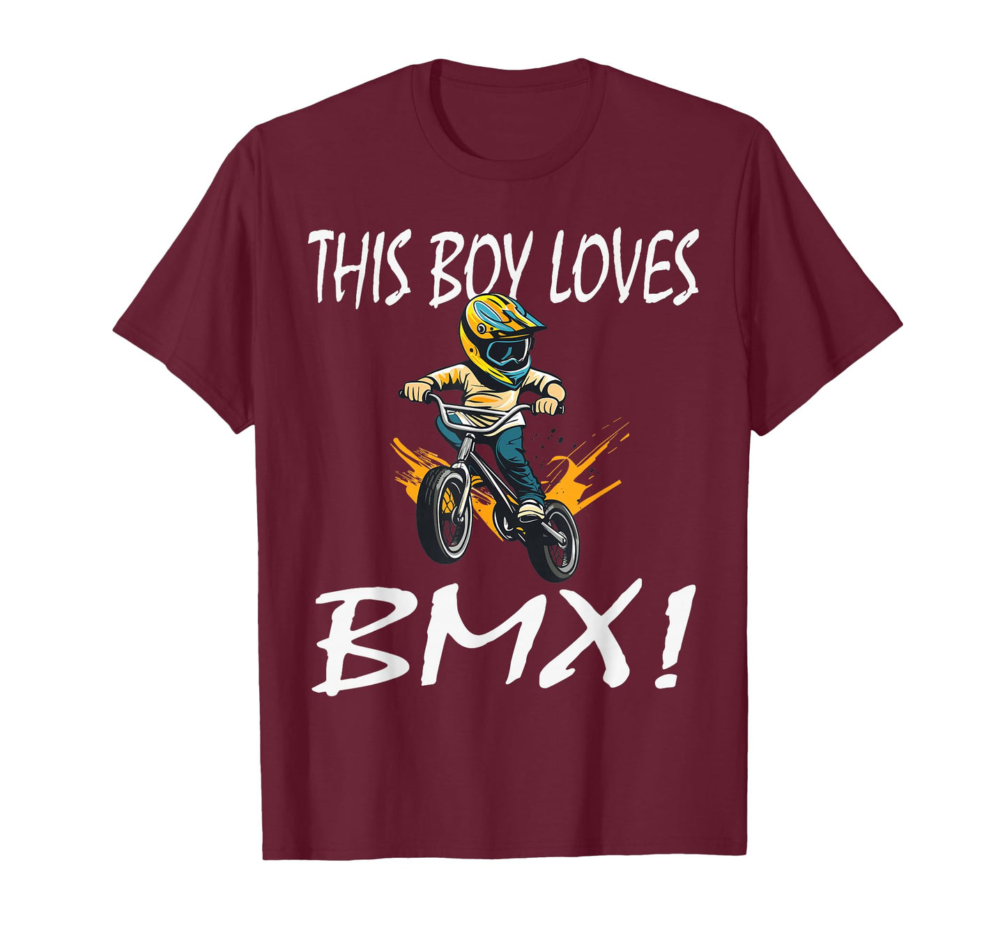 This boy Loves BMX, Kids BMX T-Shirt