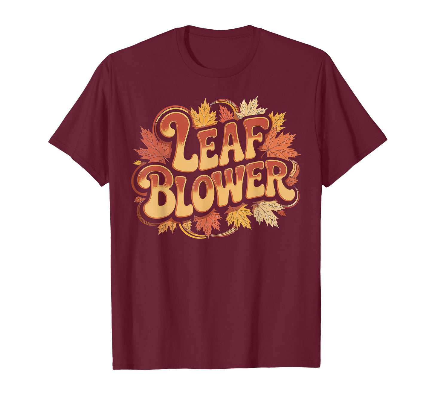 Leaf Blower Costume Funny Fall Cleanup Autumn Season T-Shirt