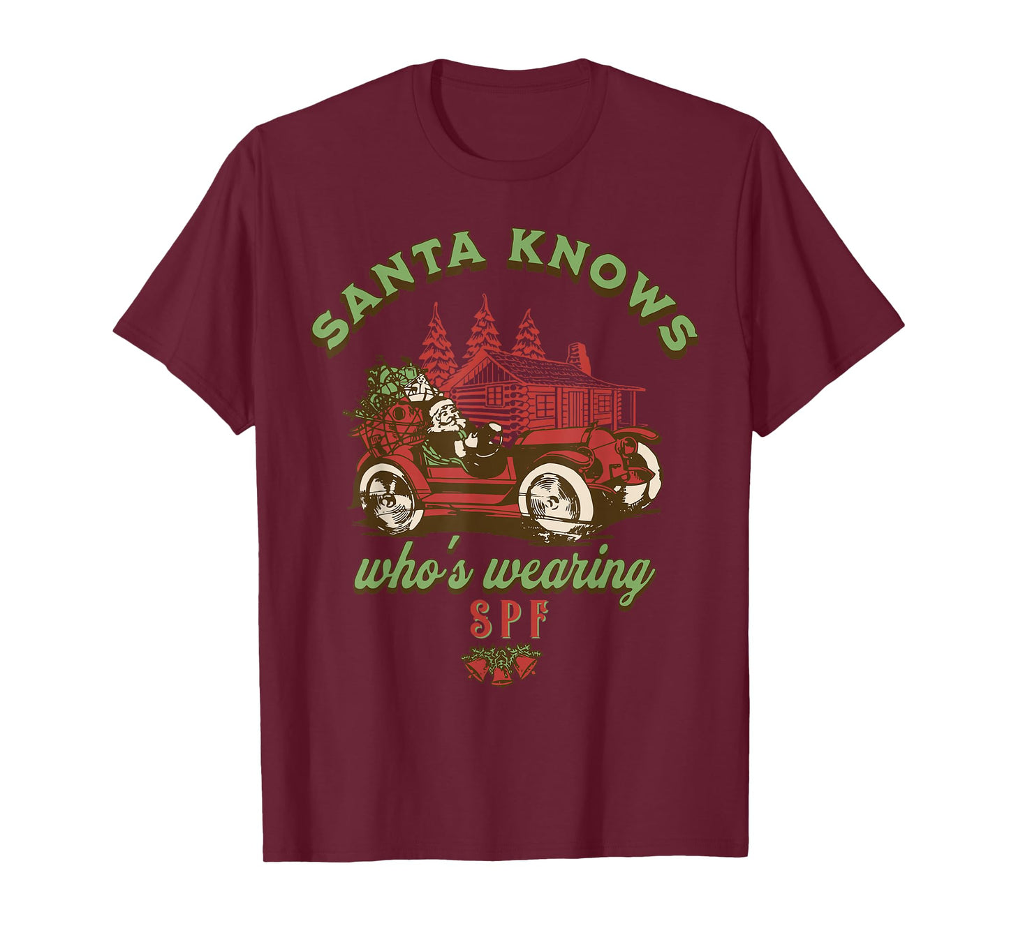SPF Esthetician Holiday Christmas Skin Therapist Dermatology T-Shirt