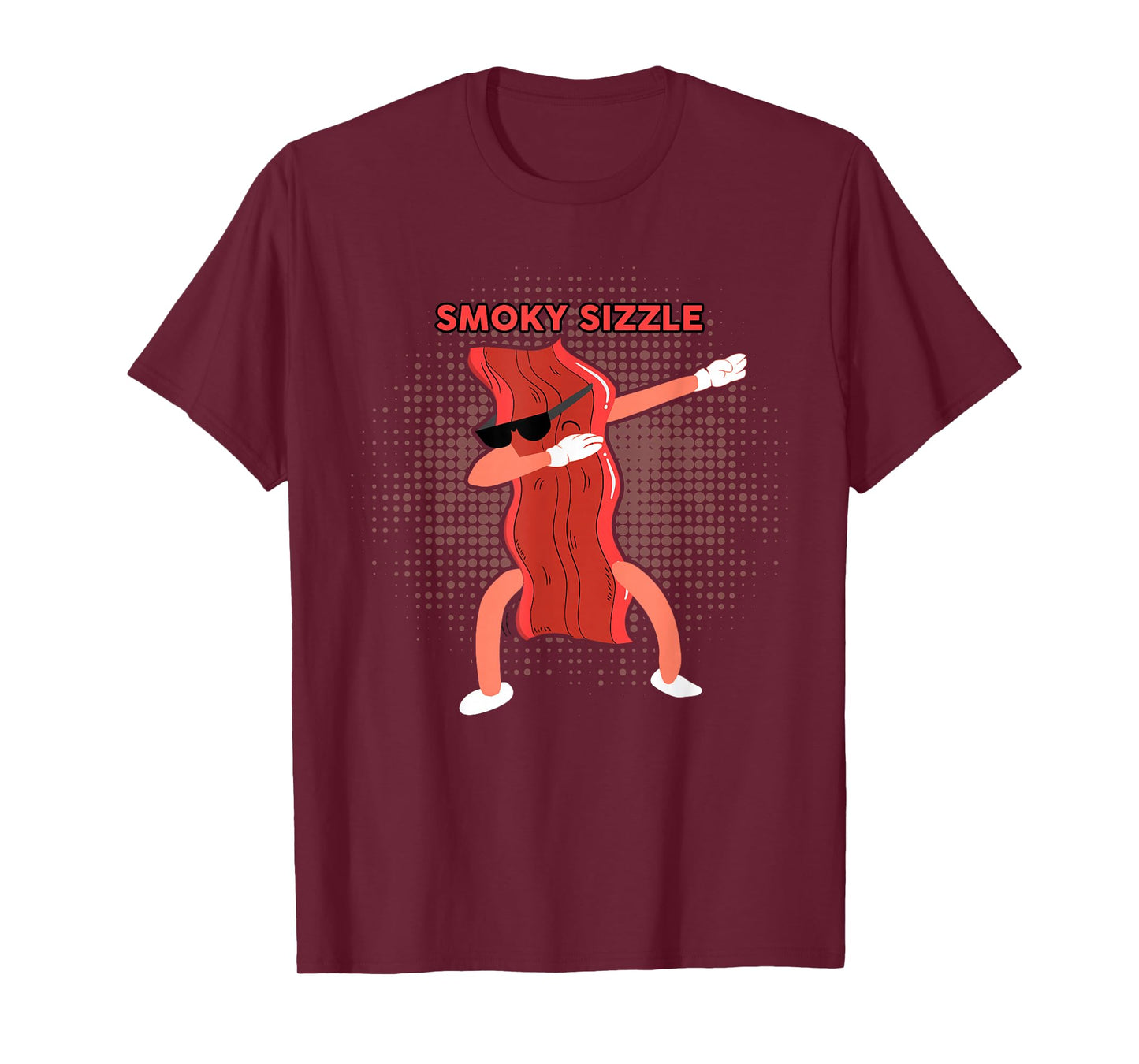 Smoky Sizzle Shirt Dabbing Bacon Shirt Funny Bacon Lover T-Shirt