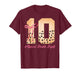 10th Birthday Girl Pink Coquette Bow Bubble Boba Tea Party T-Shirt