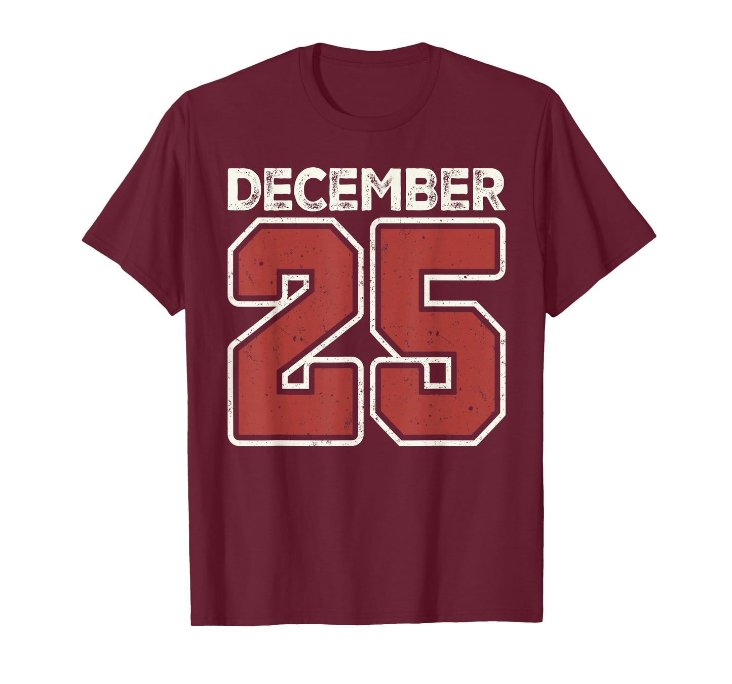 Retro Christmas December 25 Xmas Matching for Men Women Kids T-Shirt