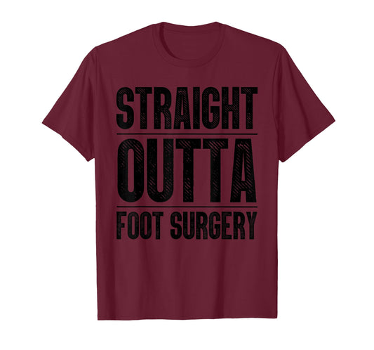 Post Foot Surgery Art for Men Women Get Well Foot Surgery T-Shirt