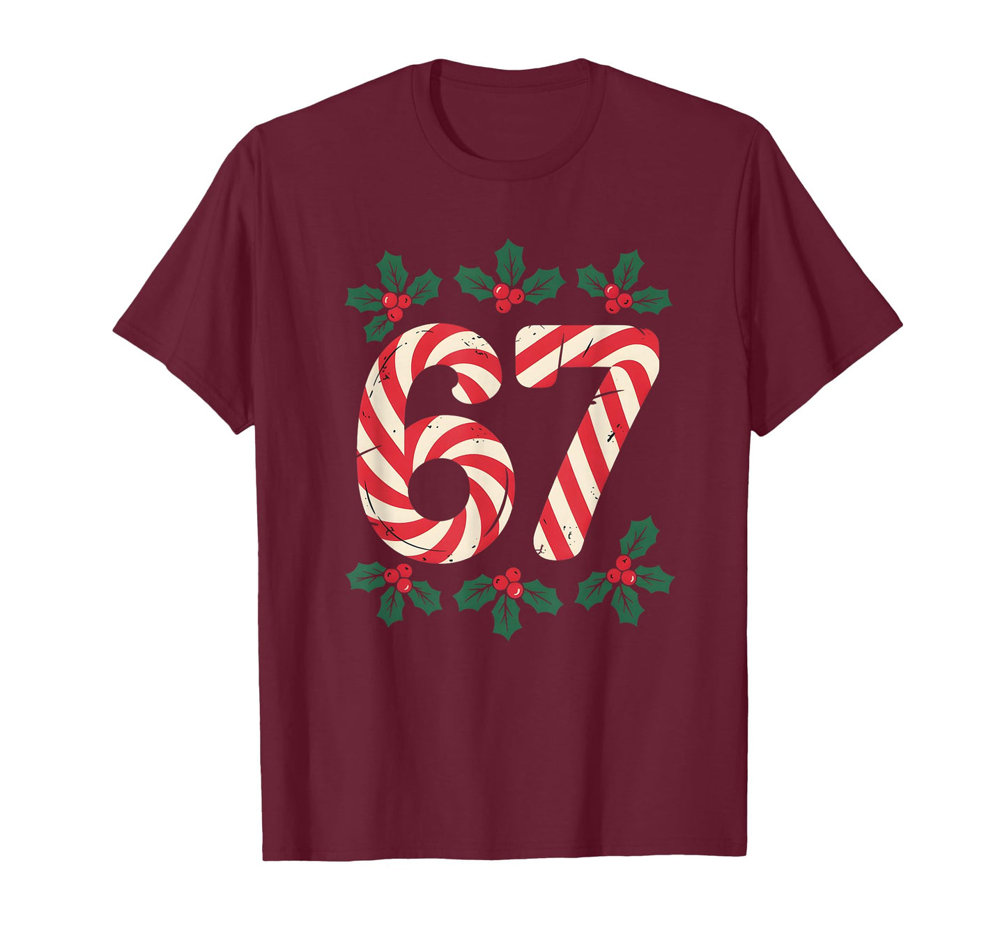 67 Number Christmas Six Seven Meme T-Shirt