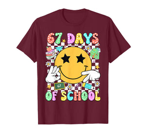 67 Days of School Six Seven 67 Days Smarter Teacher Boy Girl T-Shirt