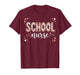 Hearts School Nurse Medical Assistant Valentines Nurses T-Shirt