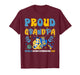 Retro Proud Grandpa World Down Syndrome Day Grandfather Men T-Shirt