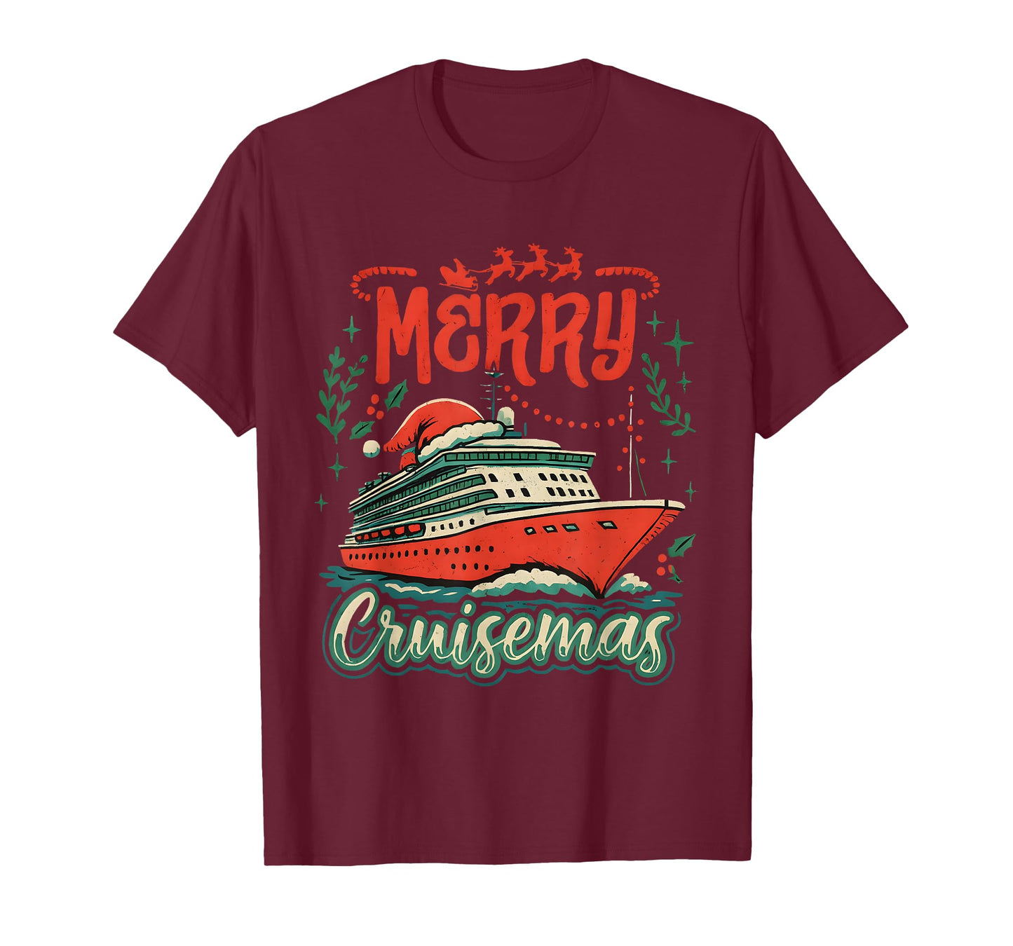 Funny Merry Cruisemas Holiday Cruise Vacation T-Shirt