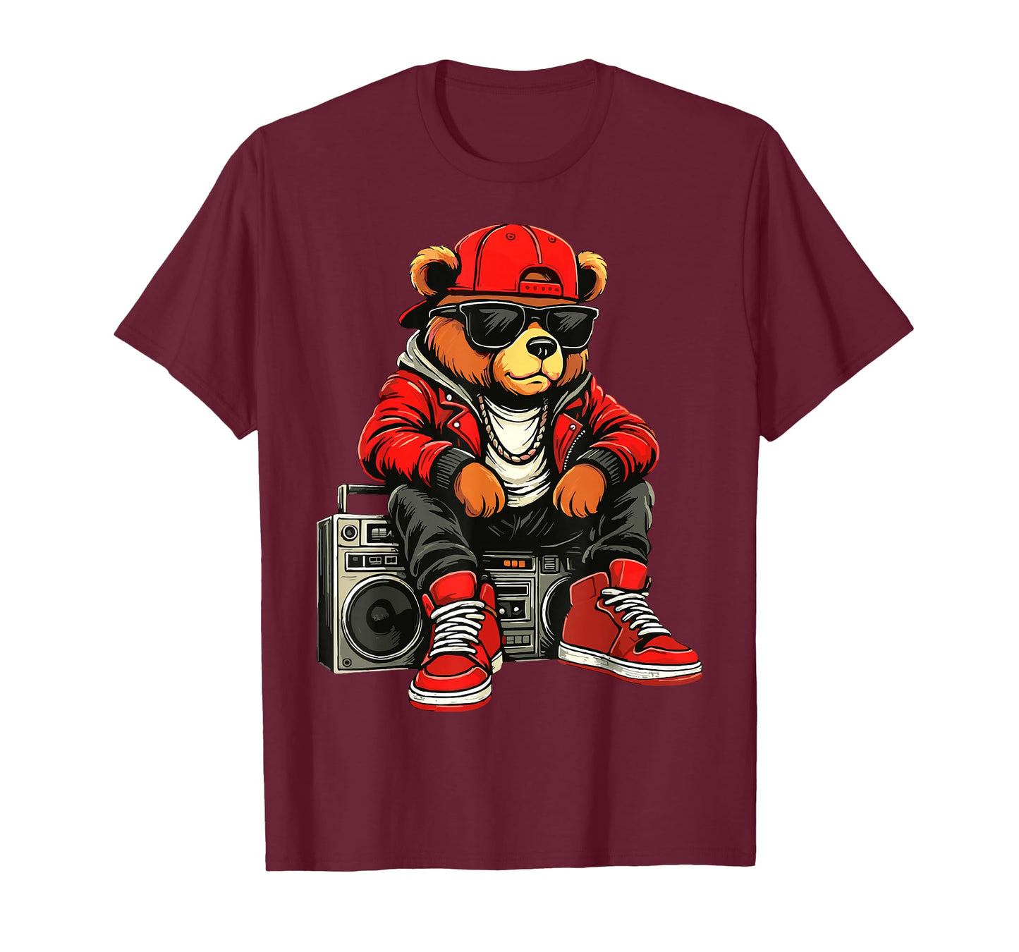 Hip Hop Teddy Bear Rap Music T-Shirt