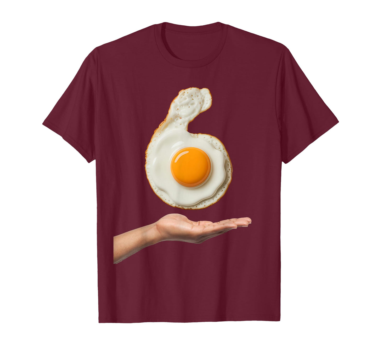 Number 6 Matching 67 Meme Breakfast Egg T-Shirt