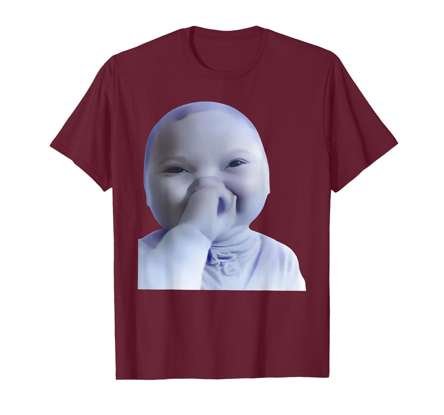 Funny AI Baby Laughing Meme Graphic Gen Z Humor Viral Meme T-Shirt