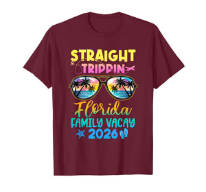 Family Vacation Florida 2026 Summer Holiday Matching T-Shirt