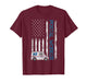 USA Flag Patriotic Postal Worker Mailman Mail Lady Novelty T-Shirt